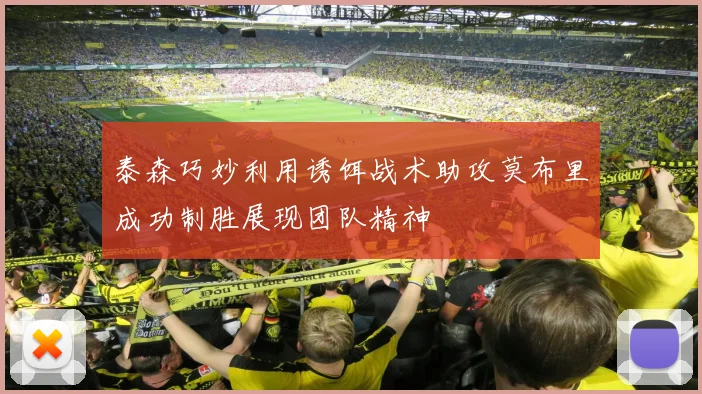 泰森巧妙利用诱饵战术助攻莫布里成功制胜展现团队精神